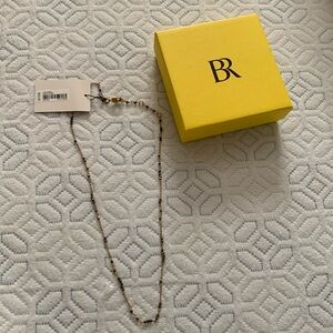 Banana Republic gold beaded necklace
